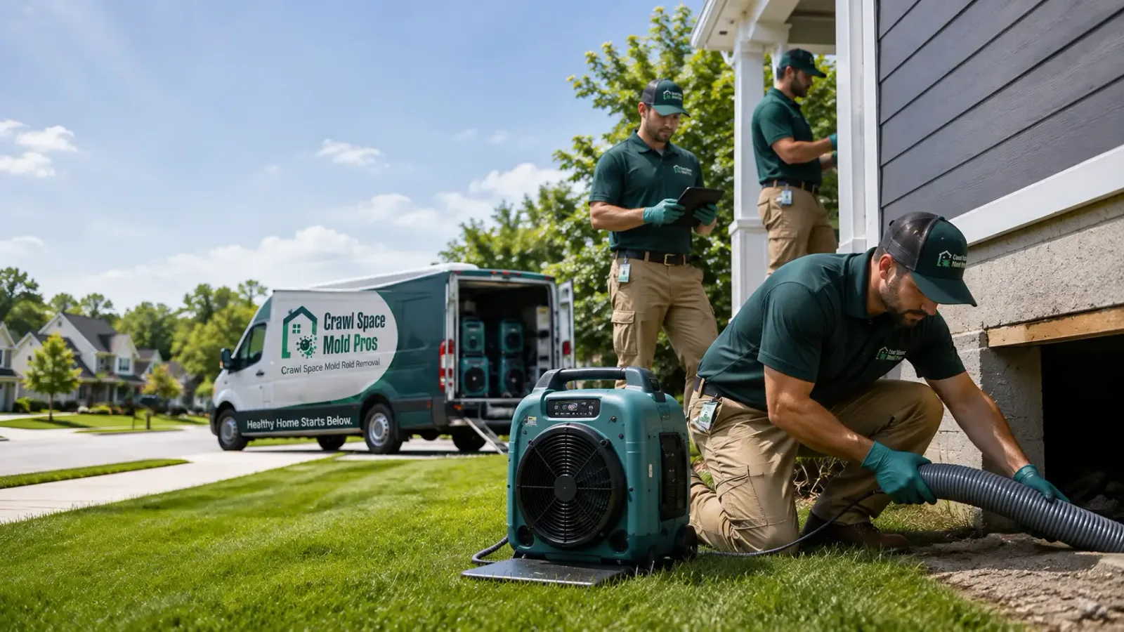 Crawl Space Mold Removal in Bridgewater, IA
